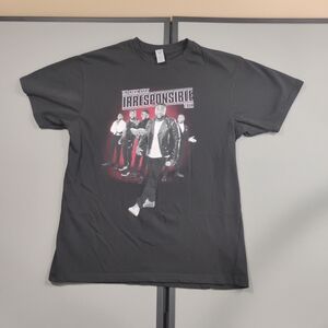 The Kevin Hart Irresponsible Tour Black T-shirt Unisex Adult Size Medium
